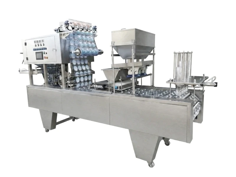 Fully Automatic Cup & Tray Filling and Sealing Machine